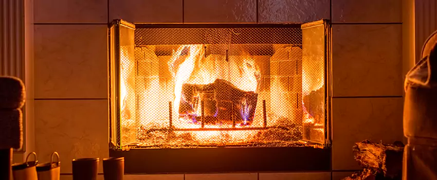 Mendota Hearth Landscape Fireplace Installation in Renton, Washington