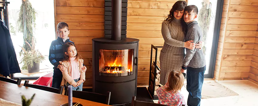 Morso Cast Iron Fireplace Insert Installation in Renton, Washington