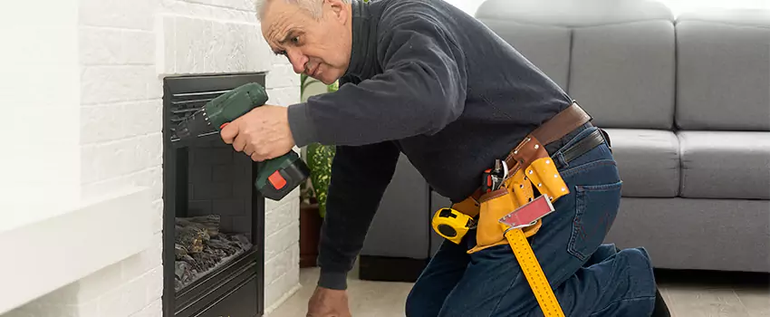 New Indoor Fireplace Installation in Renton, Washington