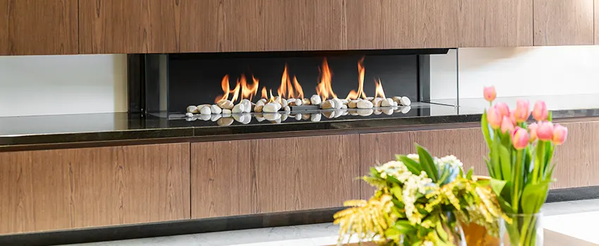 Double-height Fireplace Design Refurbishment in Renton, Washington