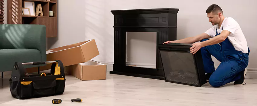 Old Rusted Metal Fireplace Repair And Replacement in Renton, WA