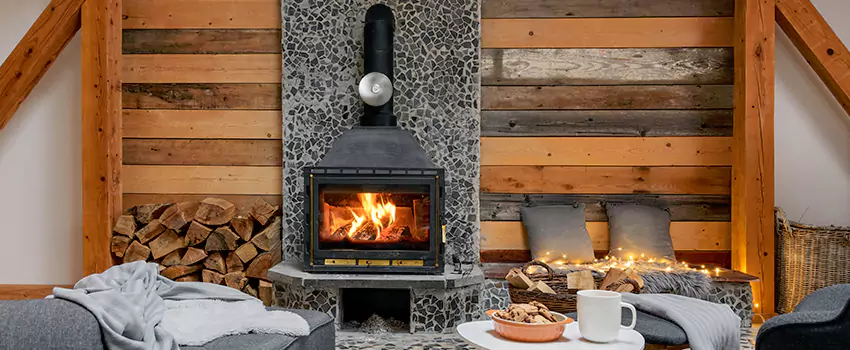 Thelin Hearth Products Direct Vent Gas Stove Fireplace Inspection in Renton, Washington